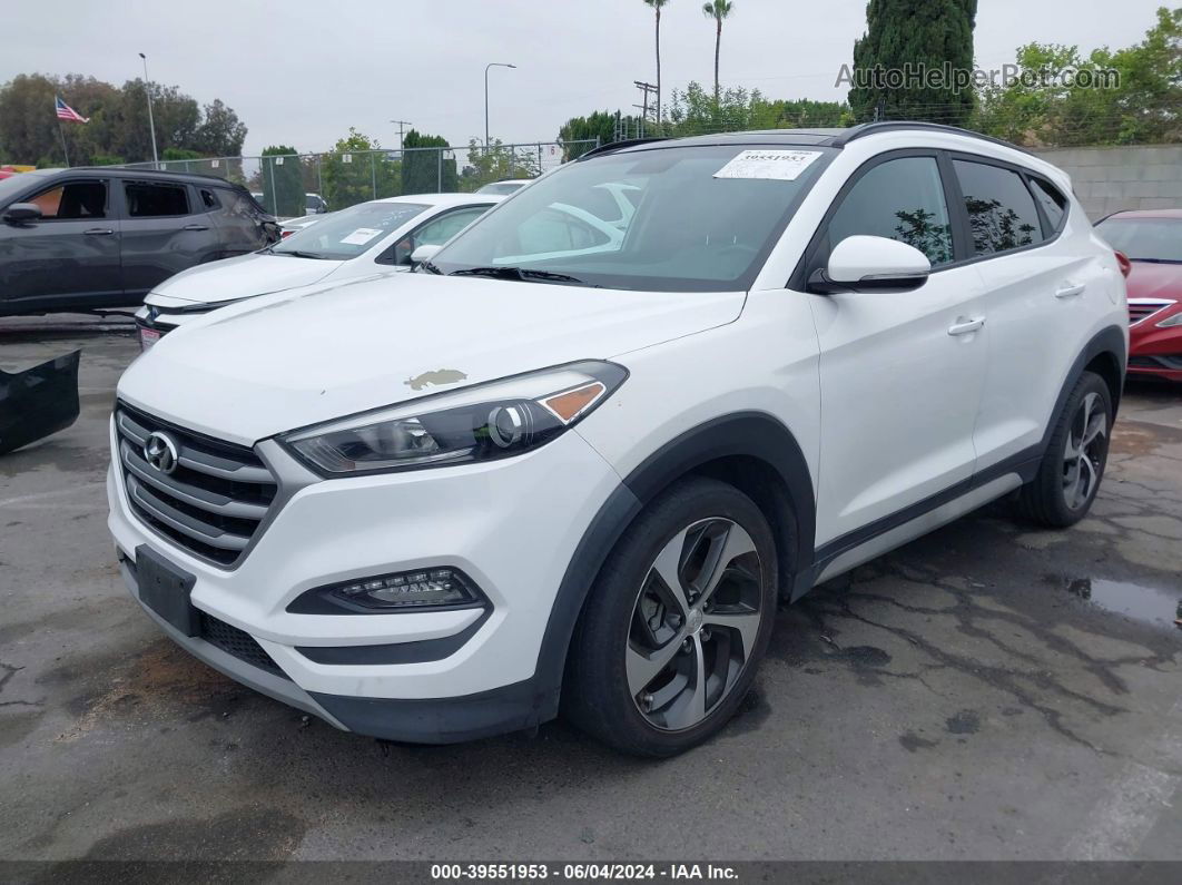 2018 Hyundai Tucson Value White vin: KM8J33A28JU821236