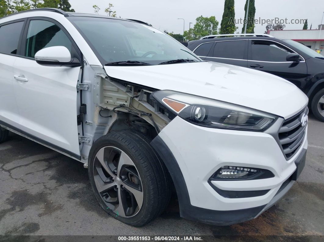 2018 Hyundai Tucson Value White vin: KM8J33A28JU821236