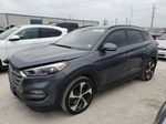 2016 Hyundai Tucson Limited Gray vin: KM8J33A29GU154430