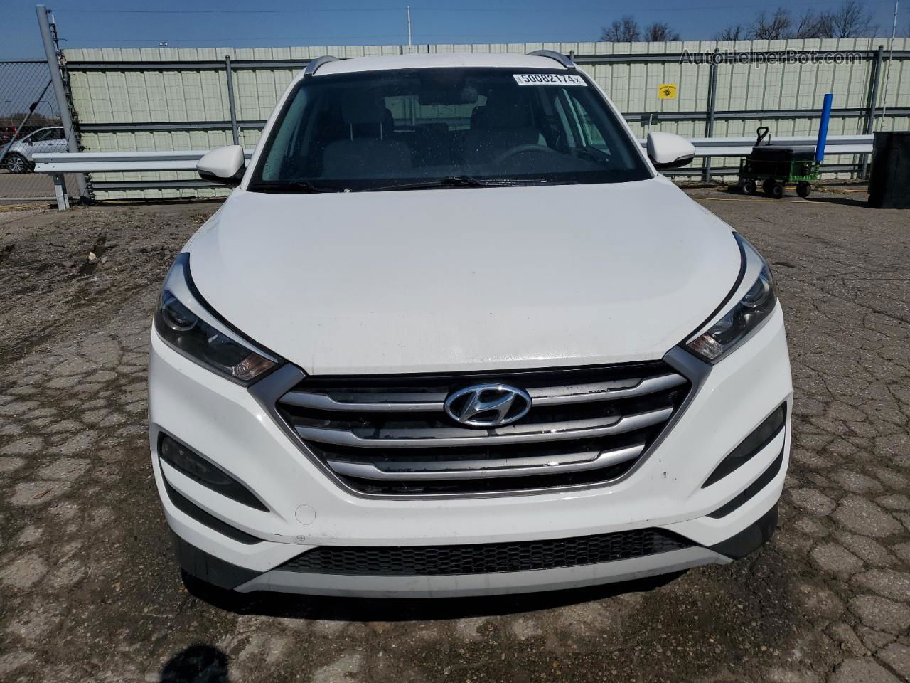 2017 Hyundai Tucson Limited White vin: KM8J33A29HU272429