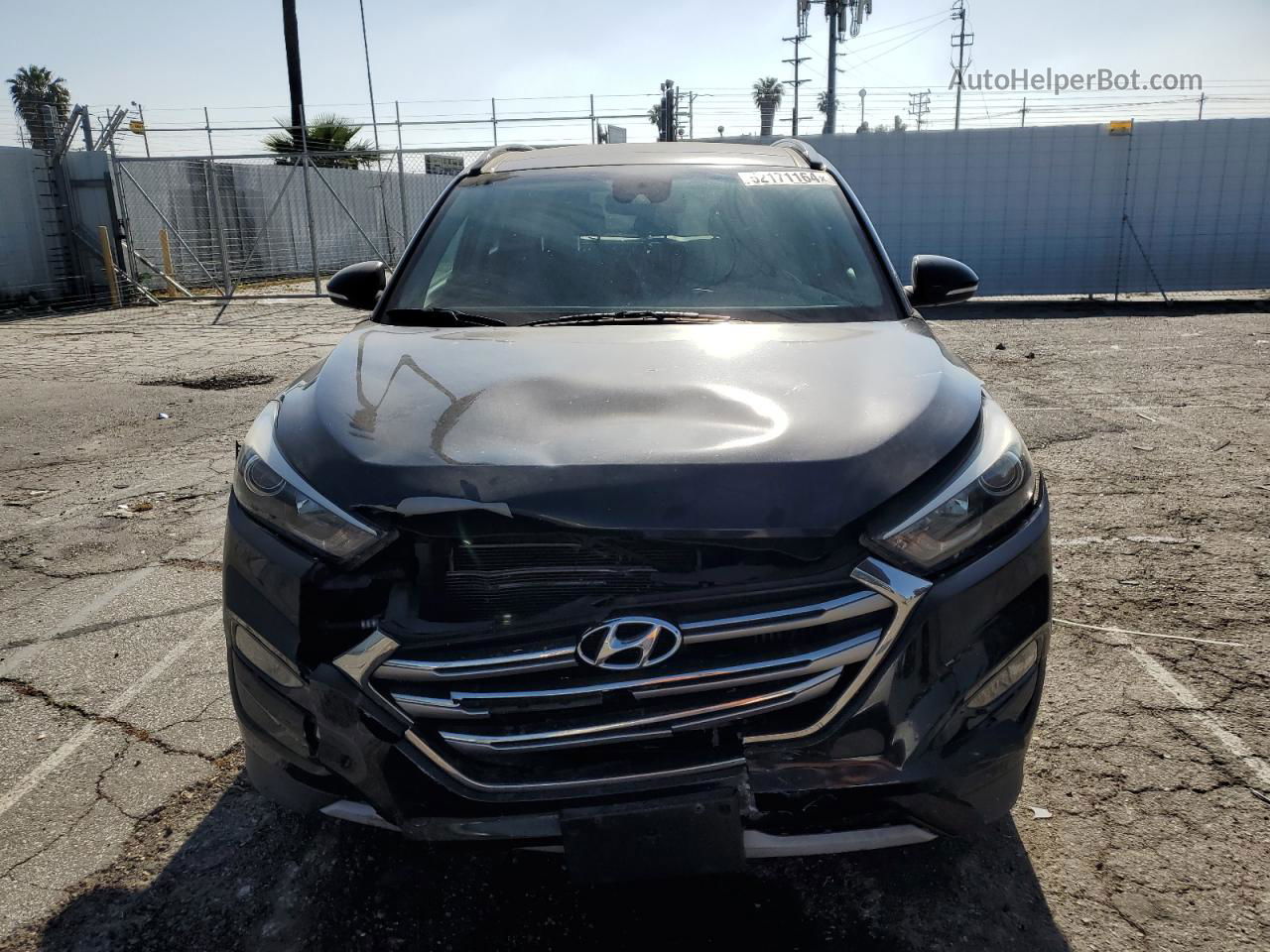 2017 Hyundai Tucson Limited Black vin: KM8J33A29HU337327