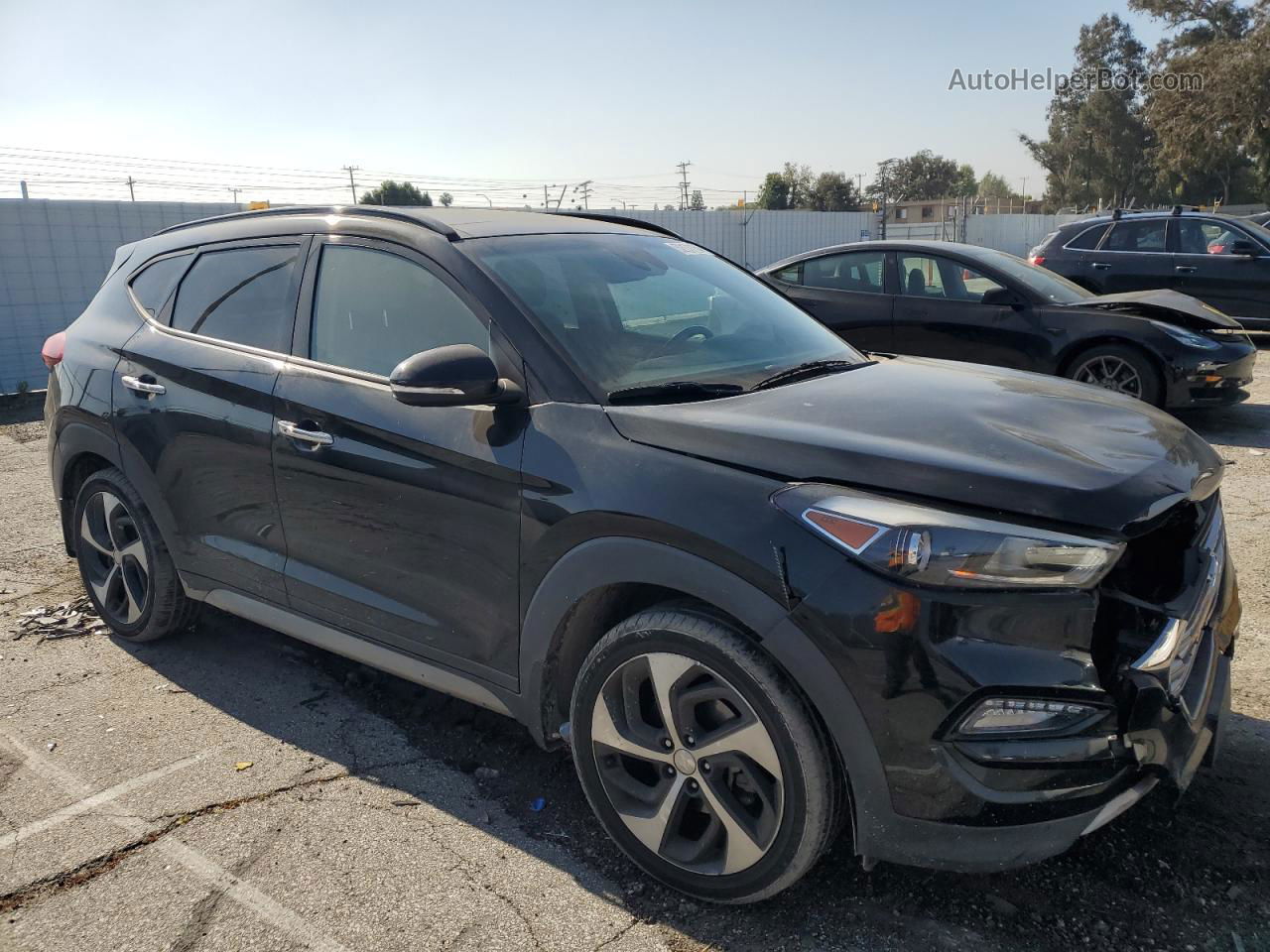 2017 Hyundai Tucson Limited Black vin: KM8J33A29HU337327