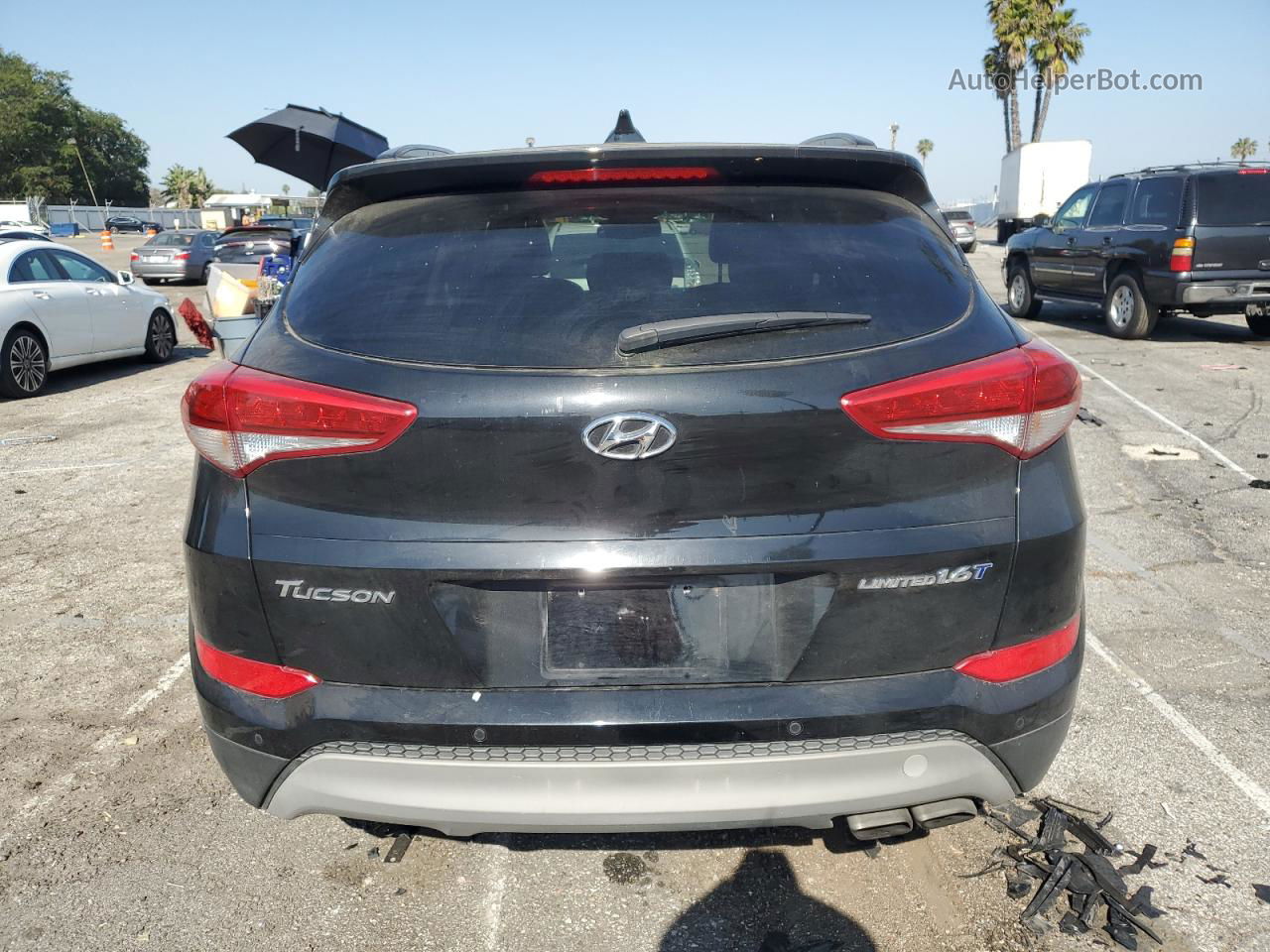 2017 Hyundai Tucson Limited Black vin: KM8J33A29HU337327