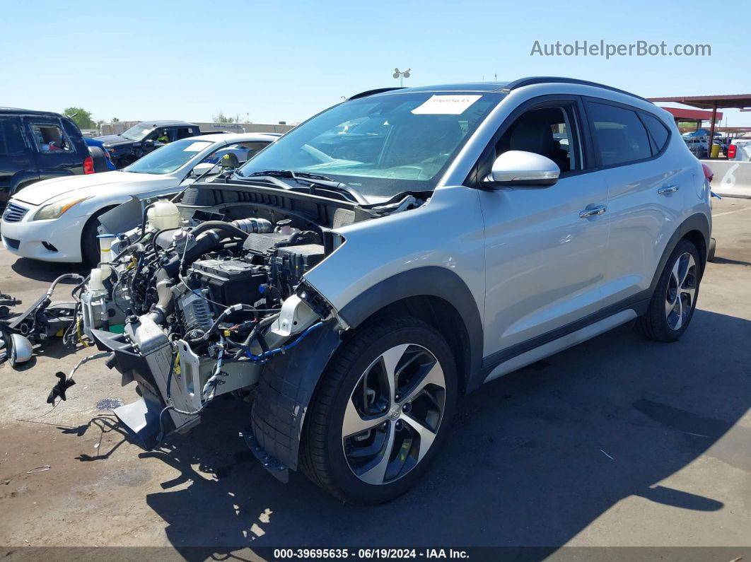 2018 Hyundai Tucson Limited White vin: KM8J33A29JU682122