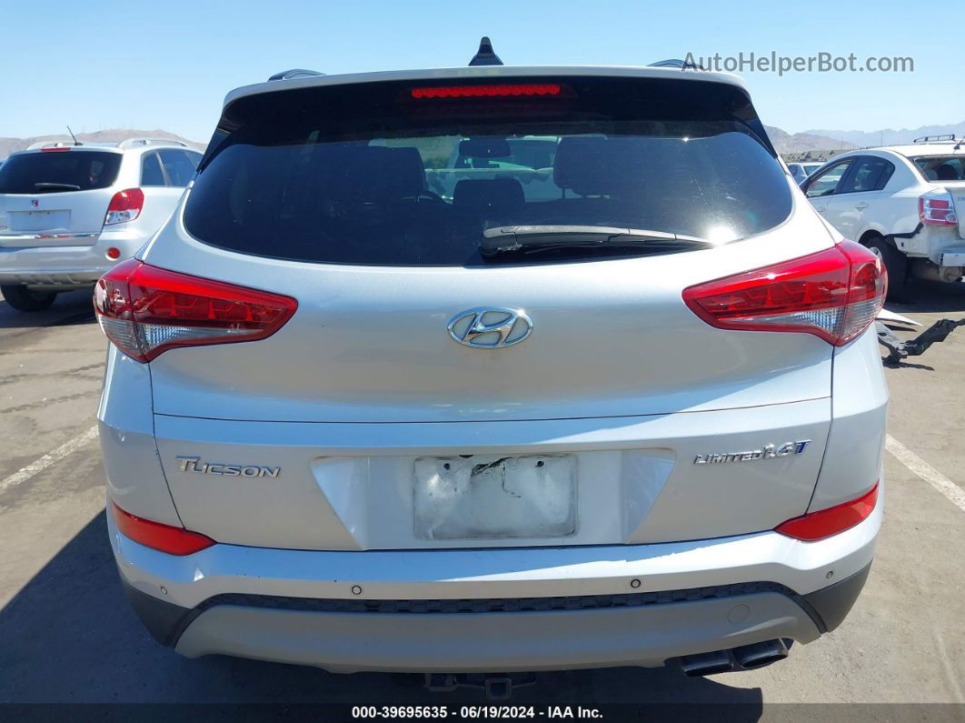 2018 Hyundai Tucson Limited White vin: KM8J33A29JU682122