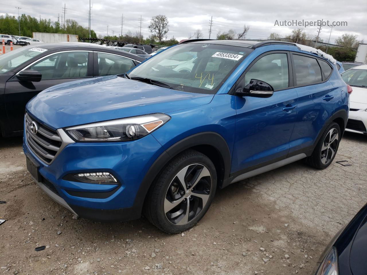 2018 Hyundai Tucson Value Blue vin: KM8J33A29JU801156