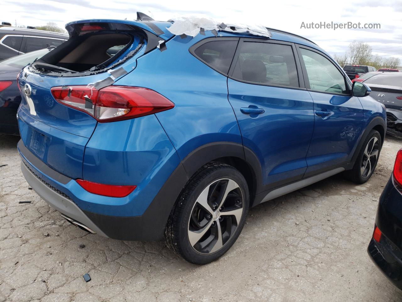 2018 Hyundai Tucson Value Blue vin: KM8J33A29JU801156