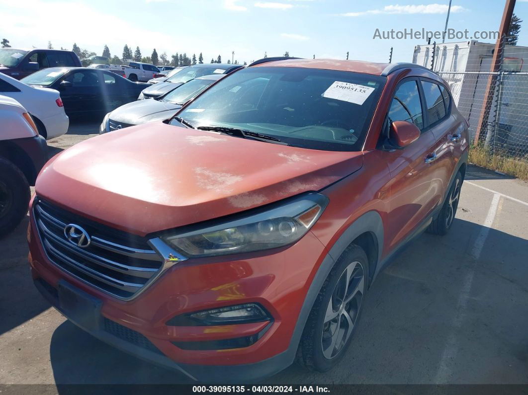 2016 Hyundai Tucson Limited Orange vin: KM8J33A2XGU034183