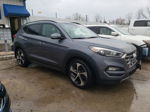 2016 Hyundai Tucson Limited Gray vin: KM8J33A2XGU058225