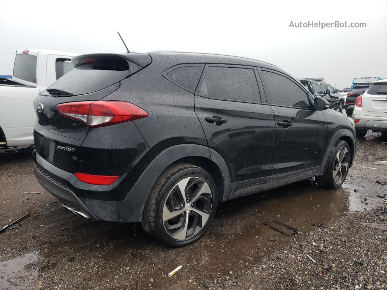 2016 Hyundai Tucson Limited Черный vin: KM8J33A2XGU076773