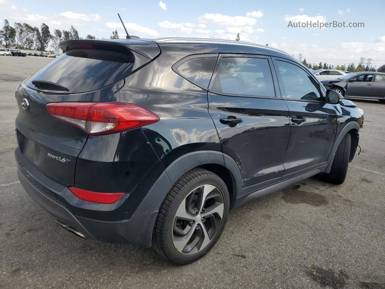 2016 Hyundai Tucson Limited Black vin: KM8J33A2XGU194161