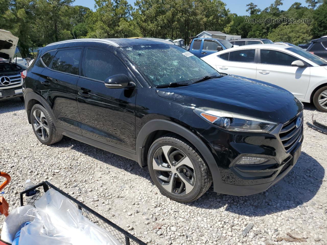 2016 Hyundai Tucson Limited Black vin: KM8J33A2XGU227126