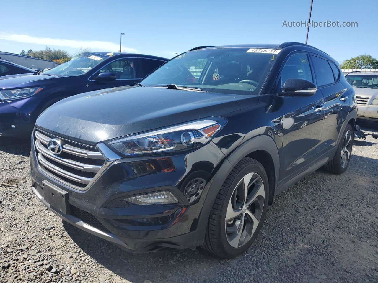 2016 Hyundai Tucson Limited Black vin: KM8J33A2XGU260322