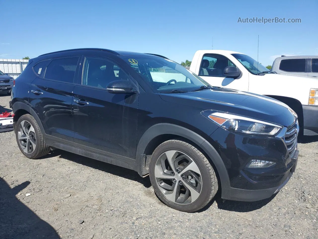 2016 Hyundai Tucson Limited Black vin: KM8J33A2XGU260322