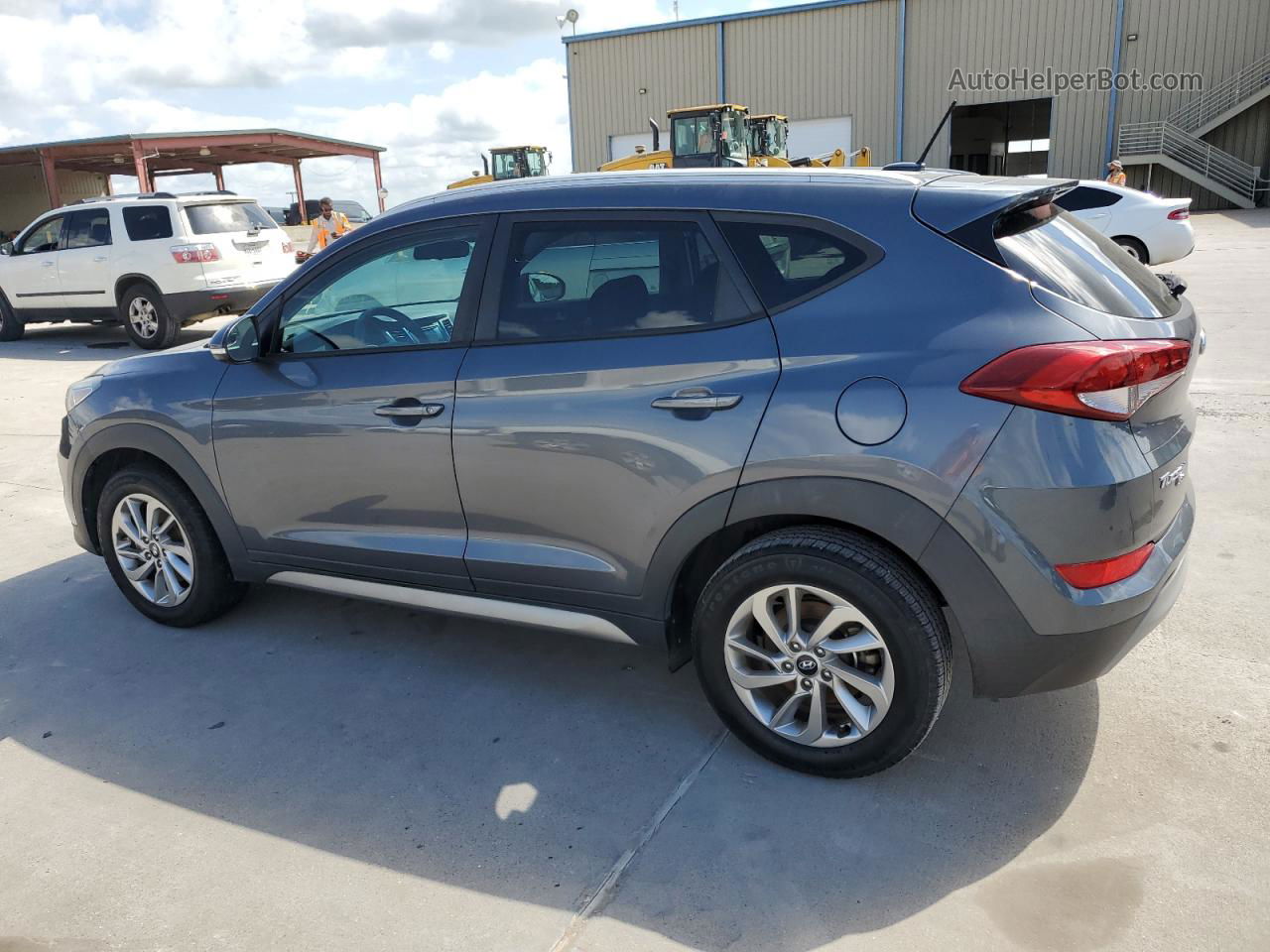 2017 Hyundai Tucson Limited Gray vin: KM8J33A2XHU358980