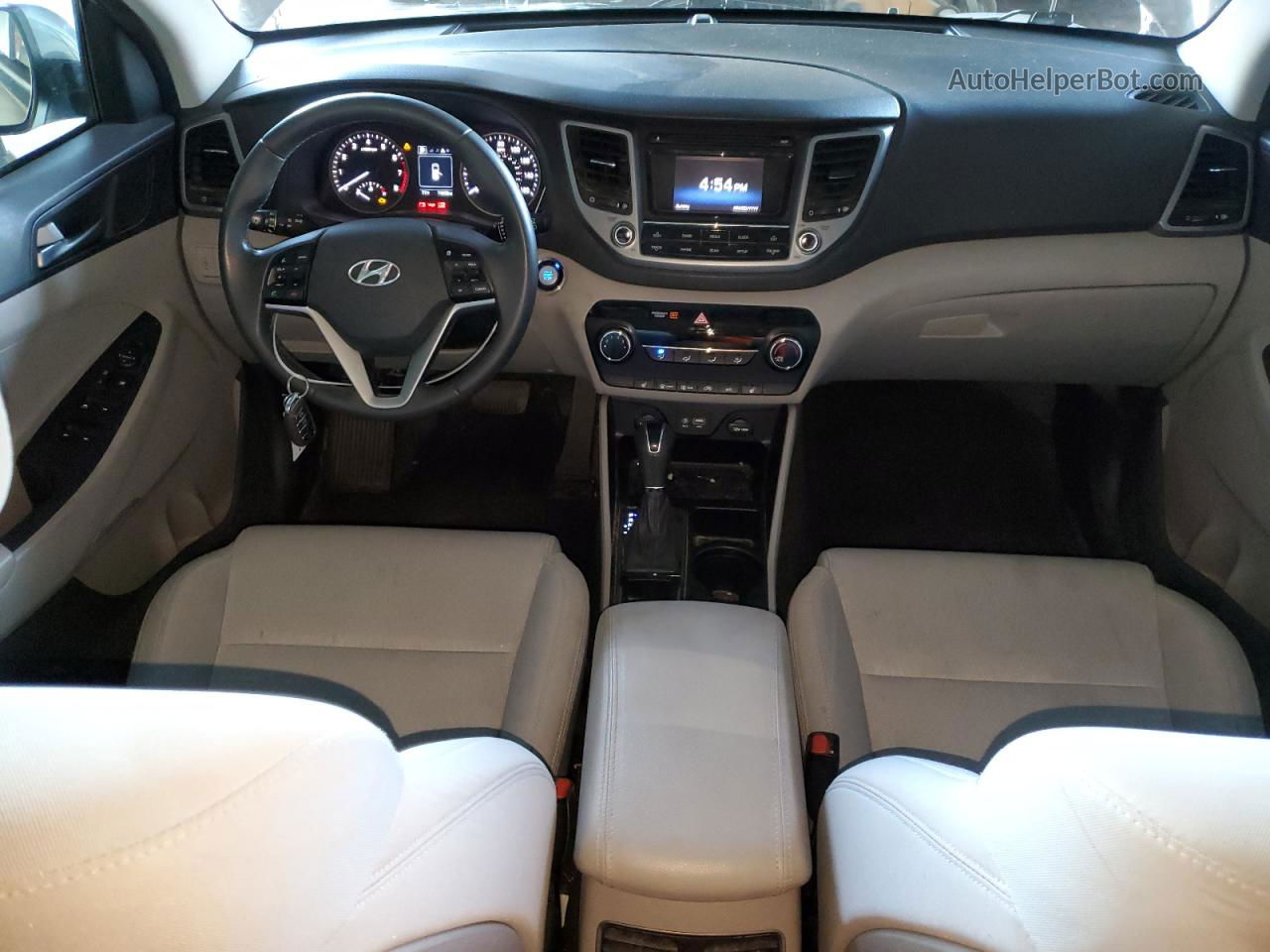 2017 Hyundai Tucson Limited Серебряный vin: KM8J33A2XHU390473