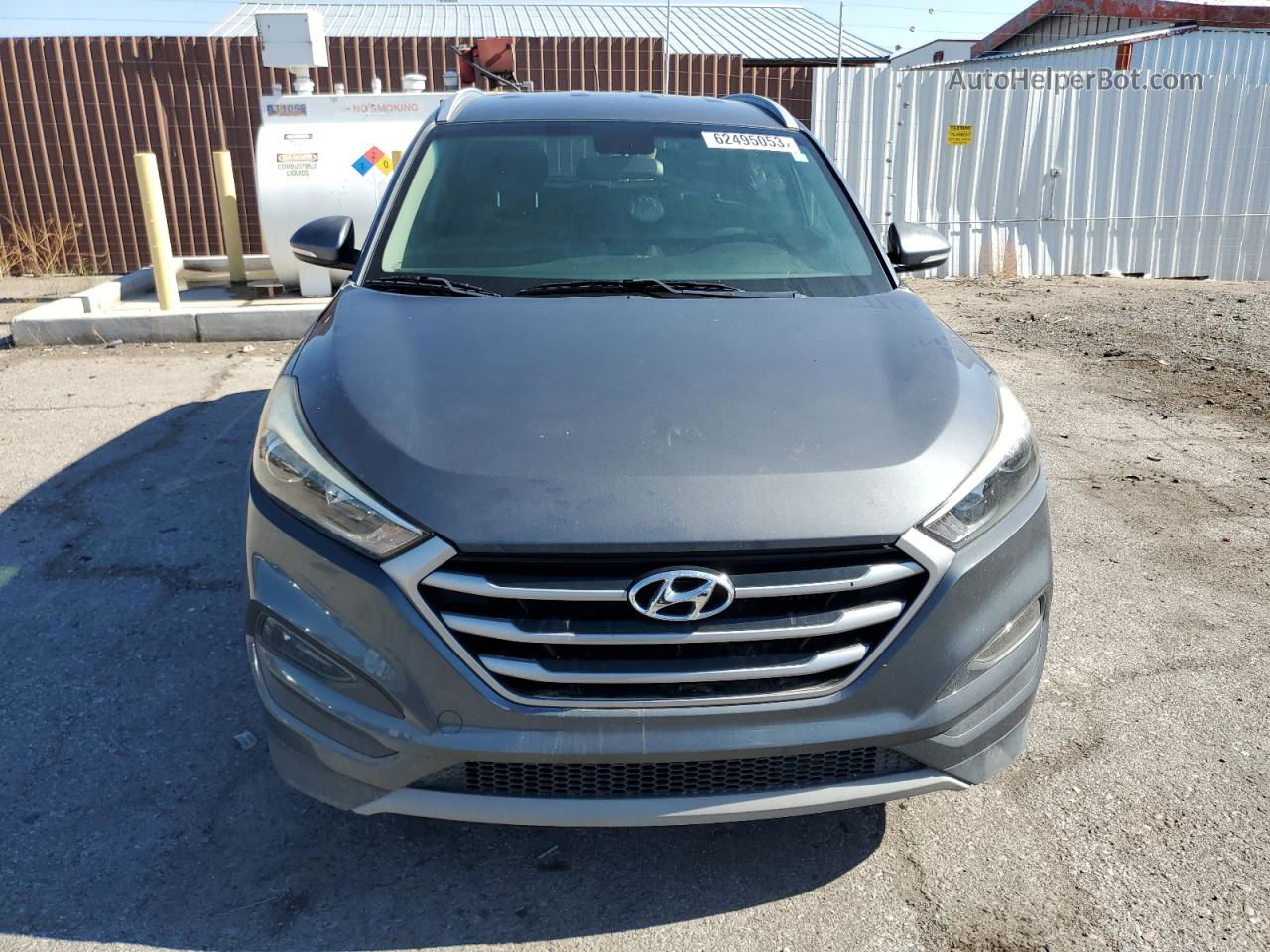 2017 Hyundai Tucson Limited Charcoal vin: KM8J33A2XHU528464