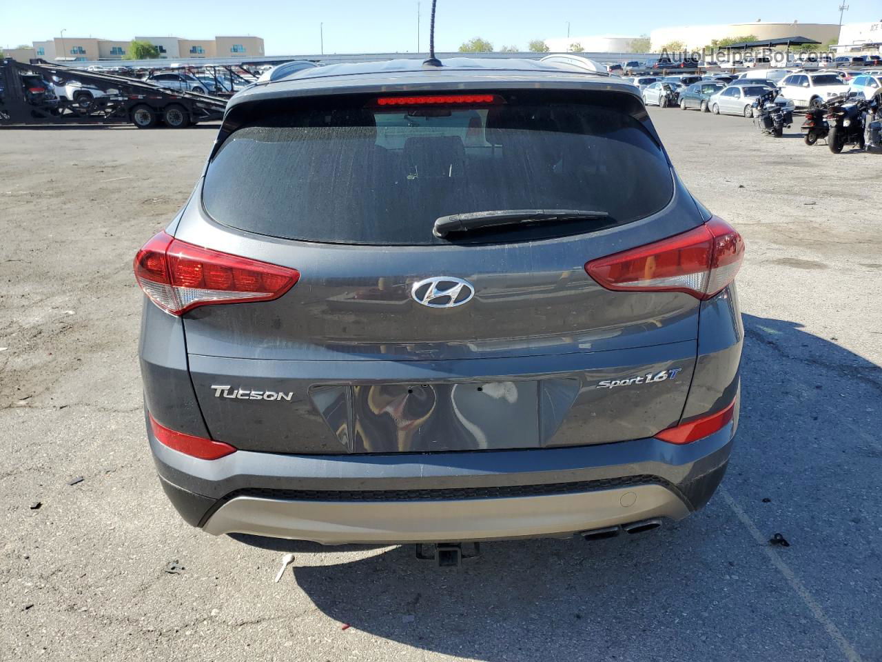 2017 Hyundai Tucson Limited Charcoal vin: KM8J33A2XHU528464