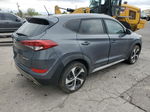 2017 Hyundai Tucson Limited Угольный vin: KM8J33A2XHU528464