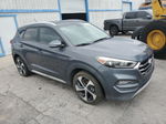 2017 Hyundai Tucson Limited Угольный vin: KM8J33A2XHU528464