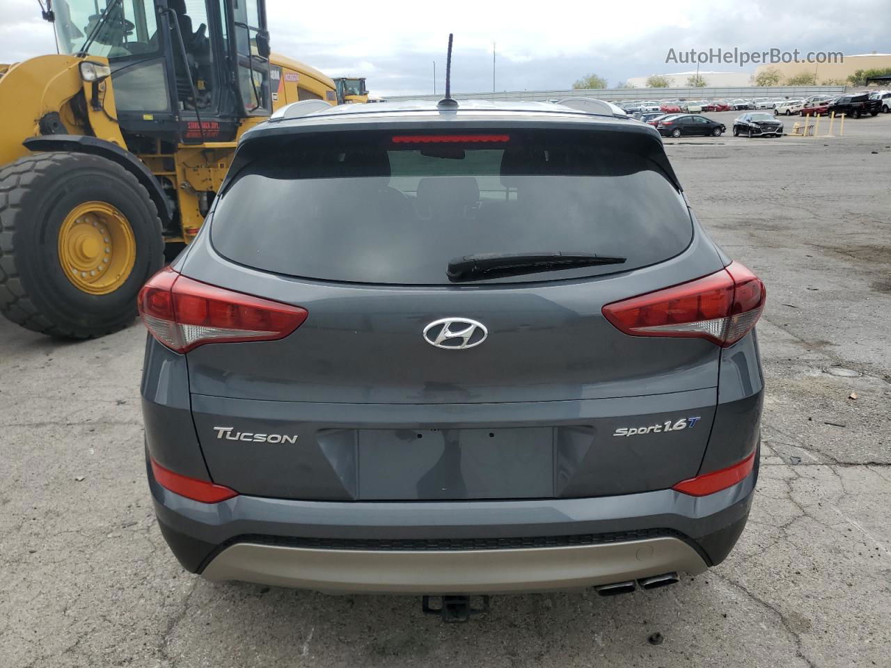 2017 Hyundai Tucson Limited Charcoal vin: KM8J33A2XHU528464