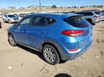 2017 Hyundai Tucson Limited Blue vin: KM8J33A40HU259294