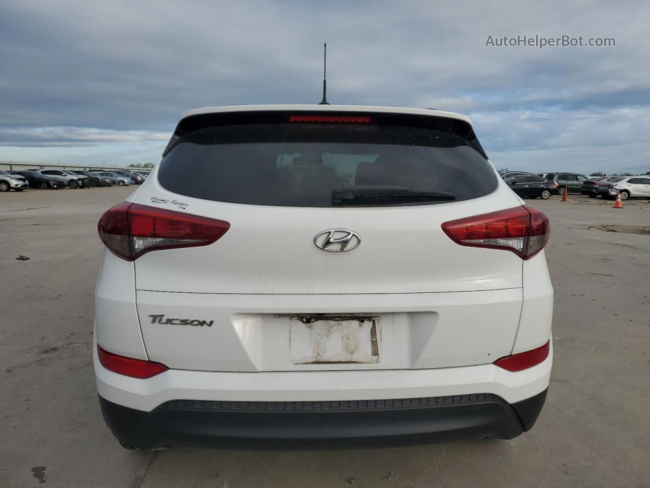 2017 Hyundai Tucson Limited Белый vin: KM8J33A40HU263376