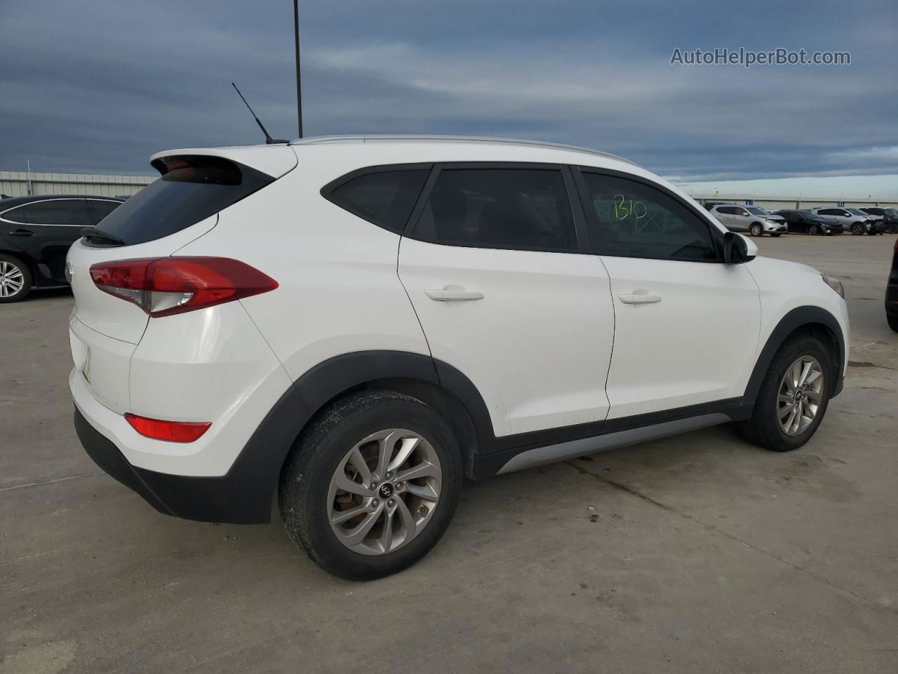 2017 Hyundai Tucson Limited White vin: KM8J33A40HU263376