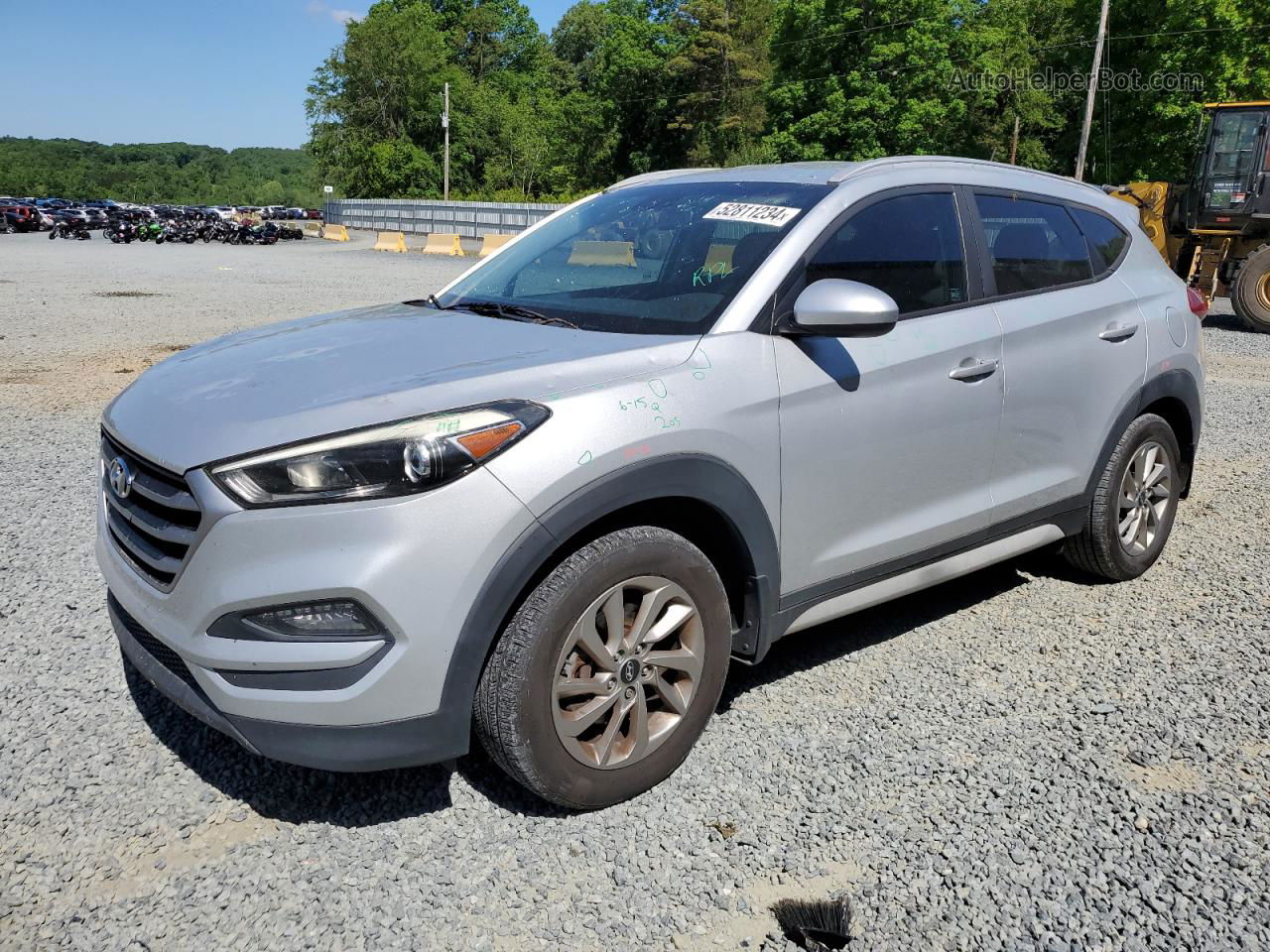 2017 Hyundai Tucson Limited Silver vin: KM8J33A40HU424339