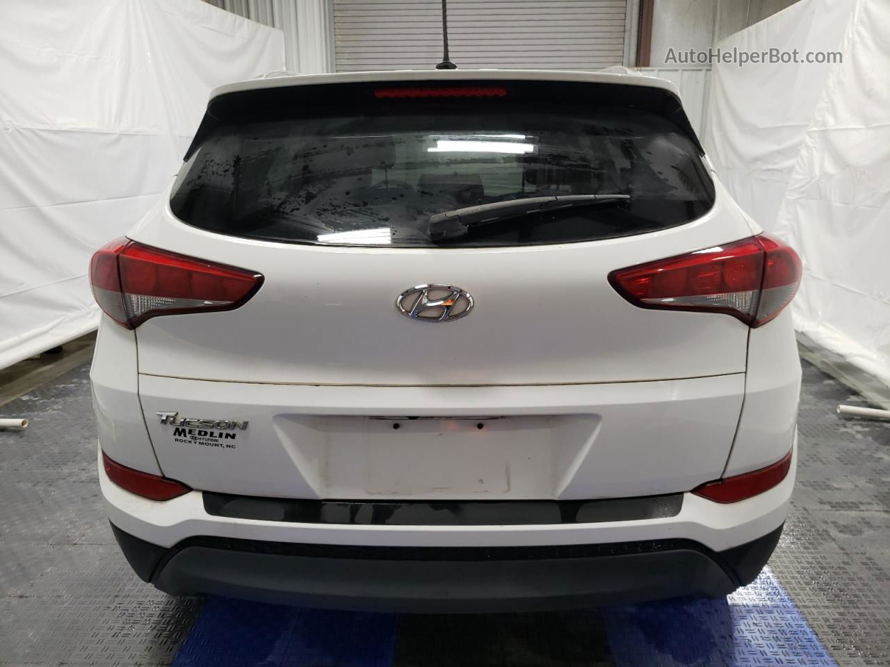 2017 Hyundai Tucson Limited White vin: KM8J33A40HU451315