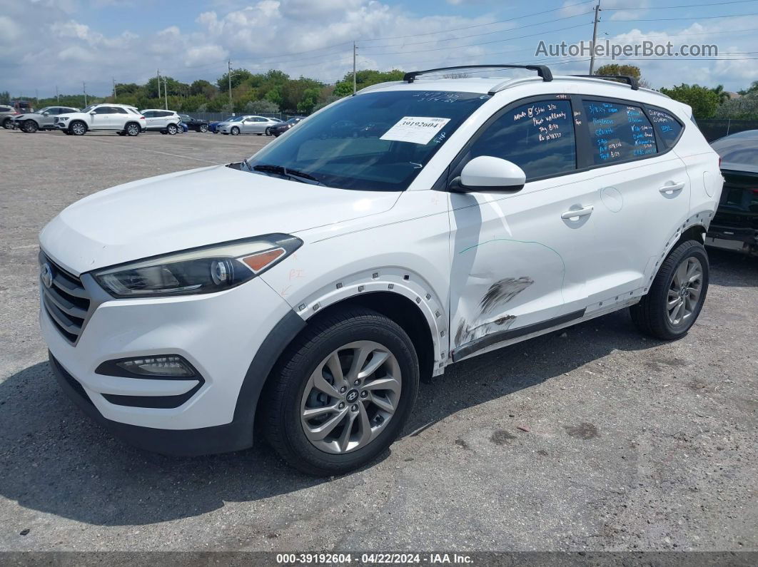 2017 Hyundai Tucson Se White vin: KM8J33A40HU554783