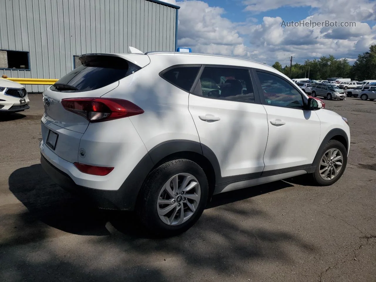 2018 Hyundai Tucson Sel White vin: KM8J33A40JU613093