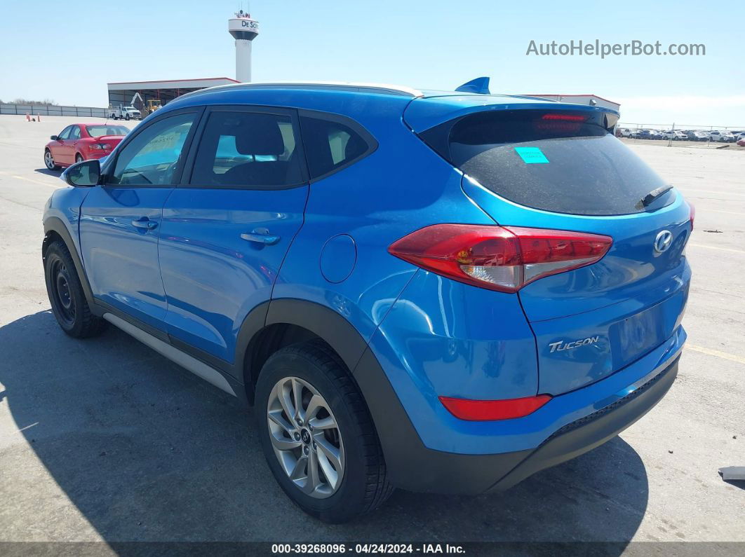 2018 Hyundai Tucson Sel Синий vin: KM8J33A40JU618763