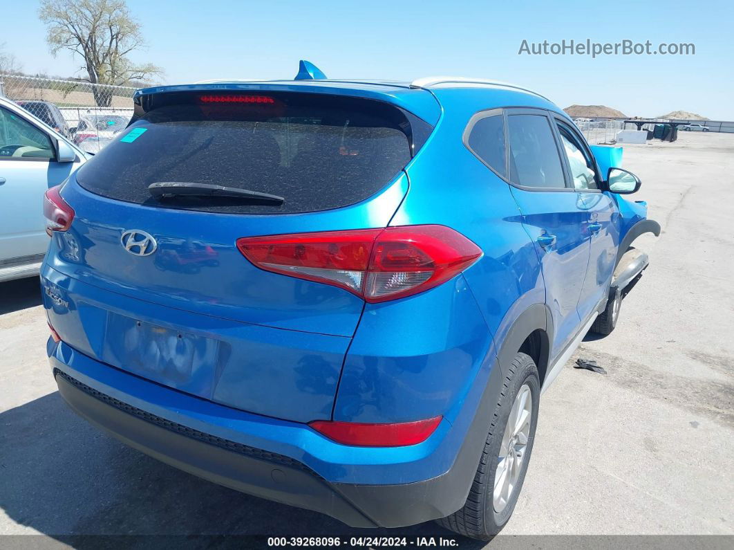 2018 Hyundai Tucson Sel Blue vin: KM8J33A40JU618763