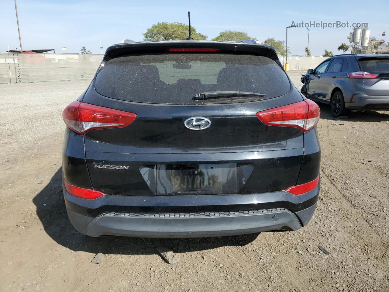 2016 Hyundai Tucson Limited Black vin: KM8J33A41GU091762