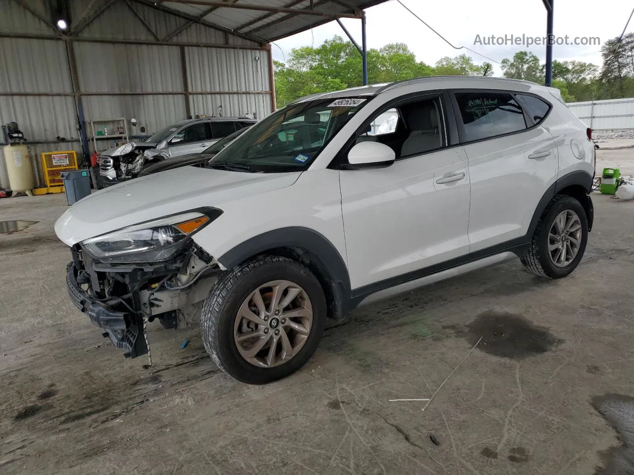 2017 Hyundai Tucson Limited White vin: KM8J33A41HU263919