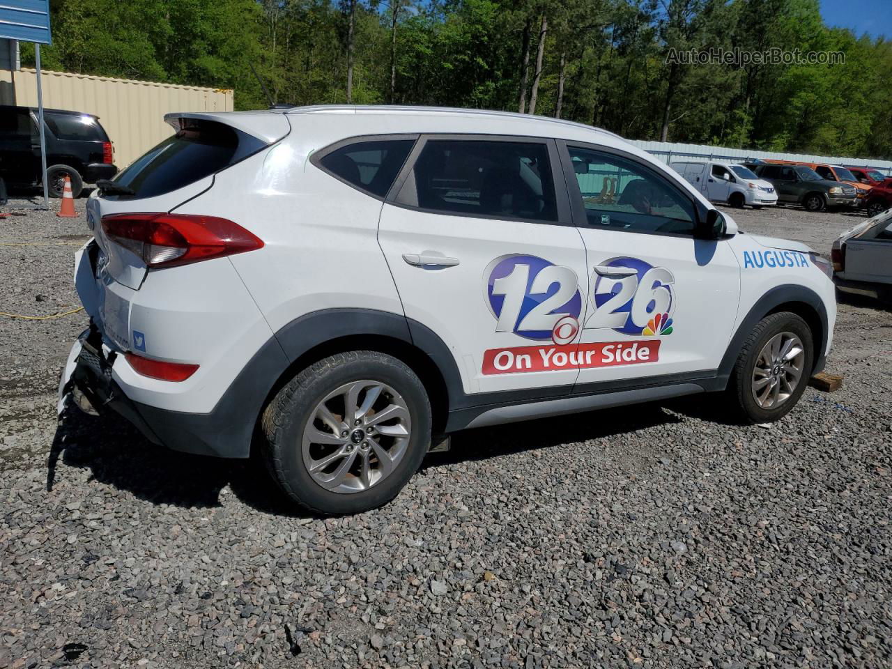 2017 Hyundai Tucson Limited White vin: KM8J33A41HU267694