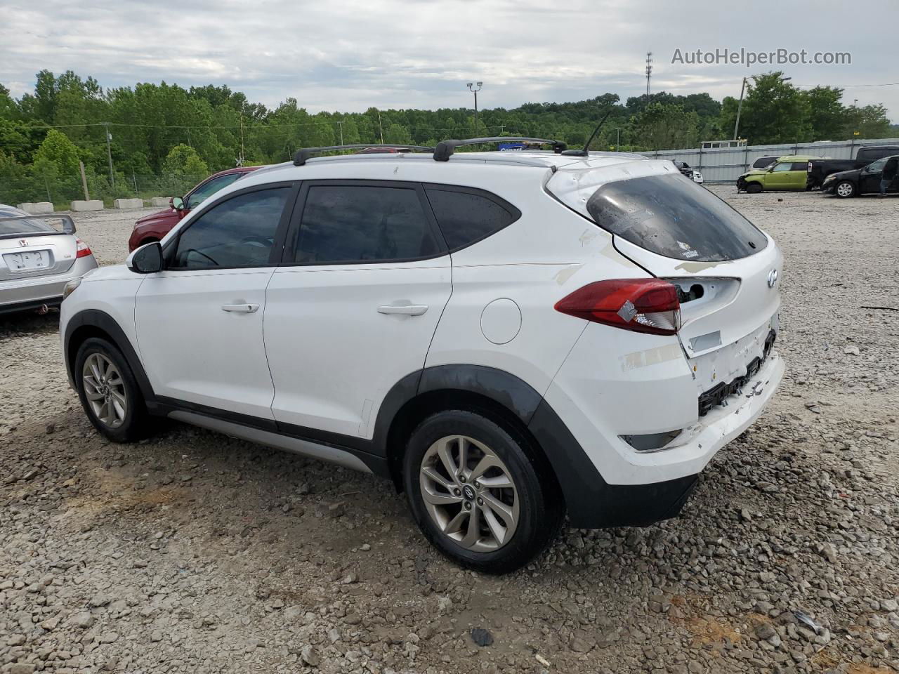 2017 Hyundai Tucson Limited White vin: KM8J33A41HU273026