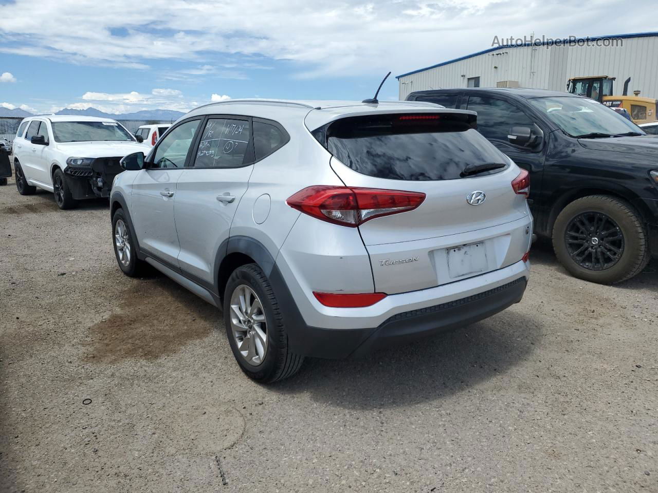 2017 Hyundai Tucson Limited Серебряный vin: KM8J33A41HU274273