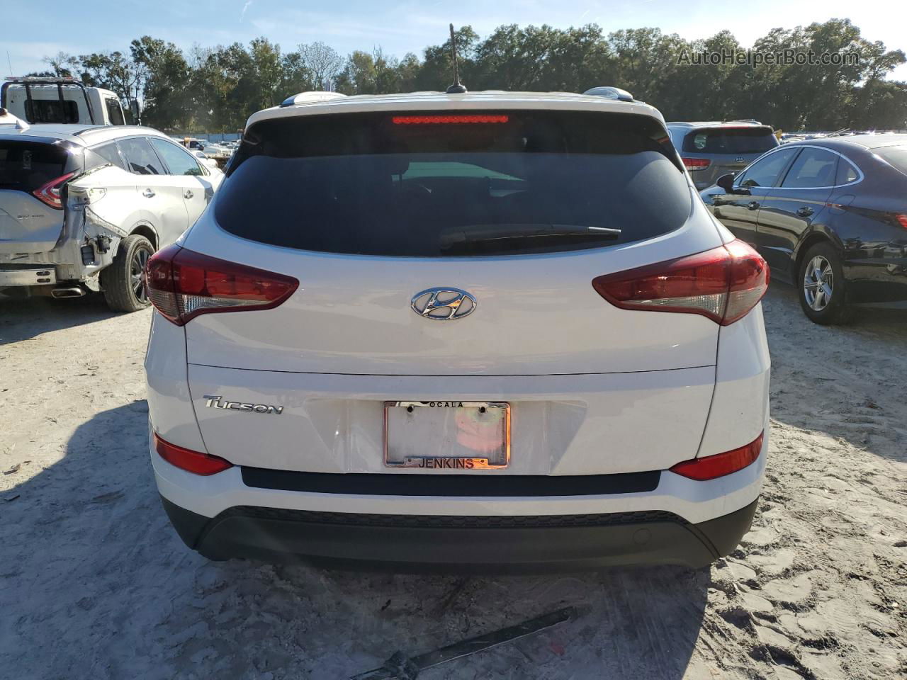 2017 Hyundai Tucson Limited White vin: KM8J33A41HU278095