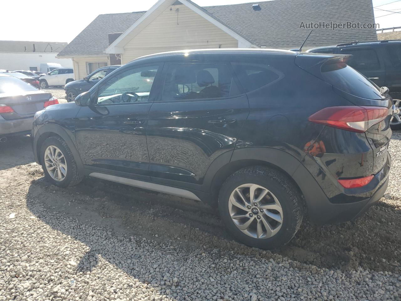 2017 Hyundai Tucson Limited Черный vin: KM8J33A41HU365219