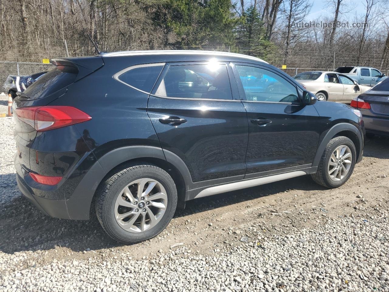 2017 Hyundai Tucson Limited Черный vin: KM8J33A41HU365219