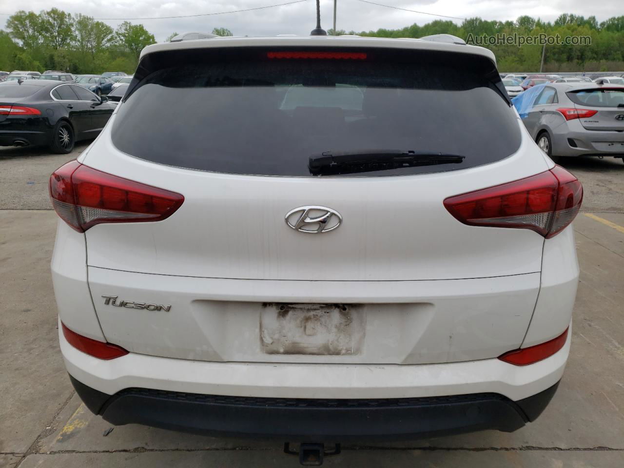 2017 Hyundai Tucson Limited White vin: KM8J33A41HU414533