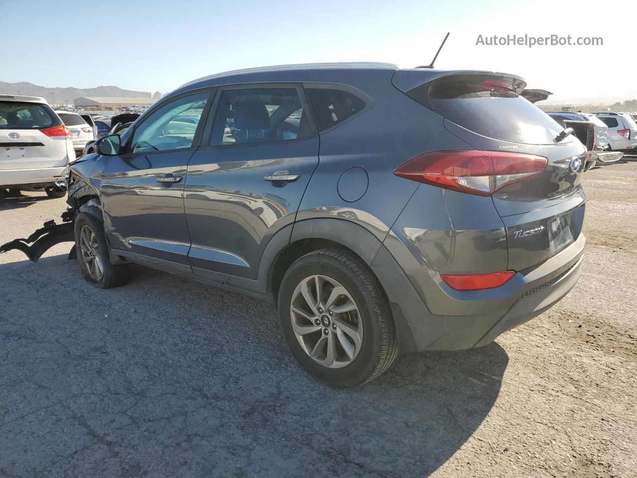 2017 Hyundai Tucson Limited Угольный vin: KM8J33A41HU461576