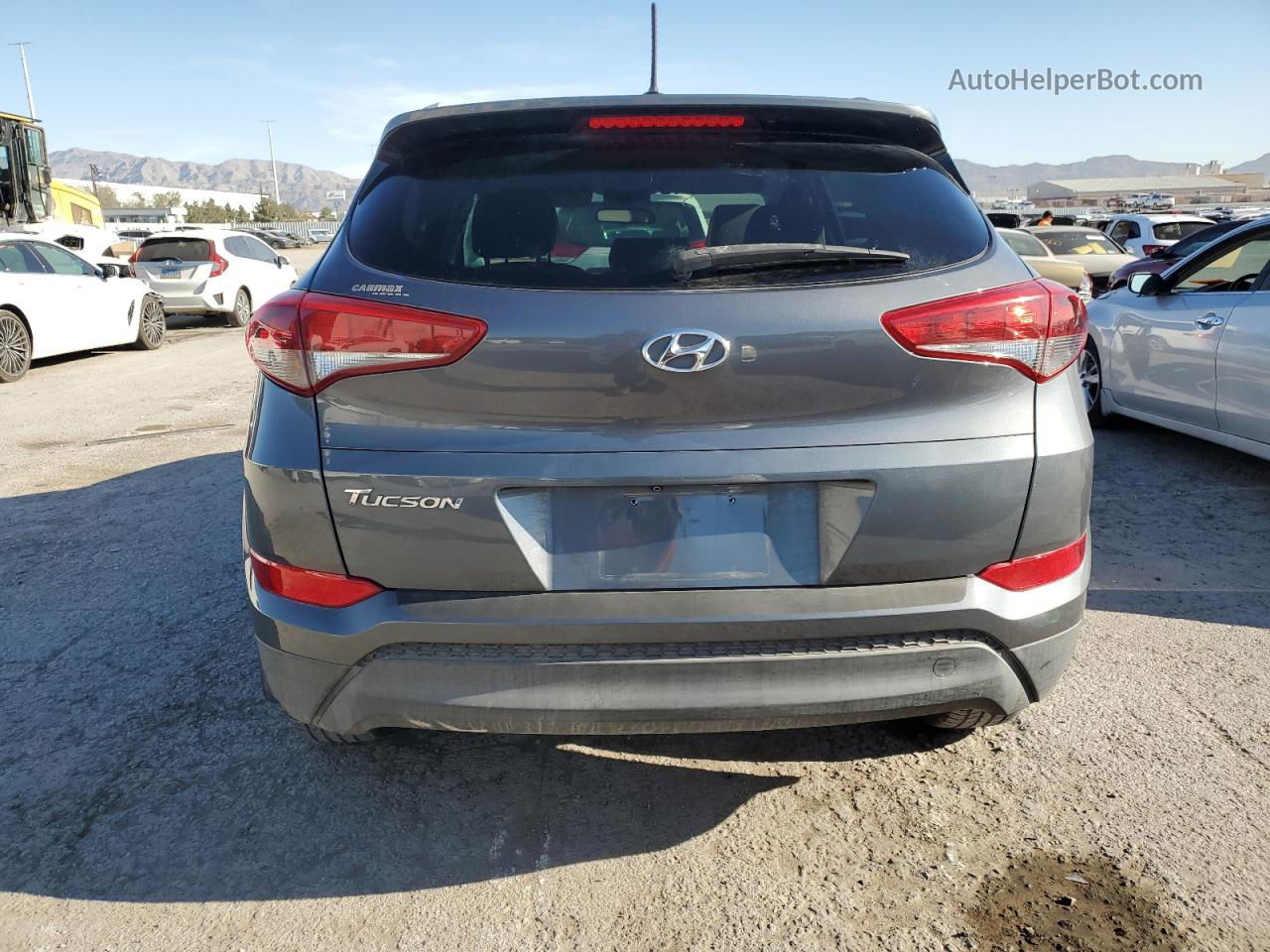 2017 Hyundai Tucson Limited Charcoal vin: KM8J33A41HU461576