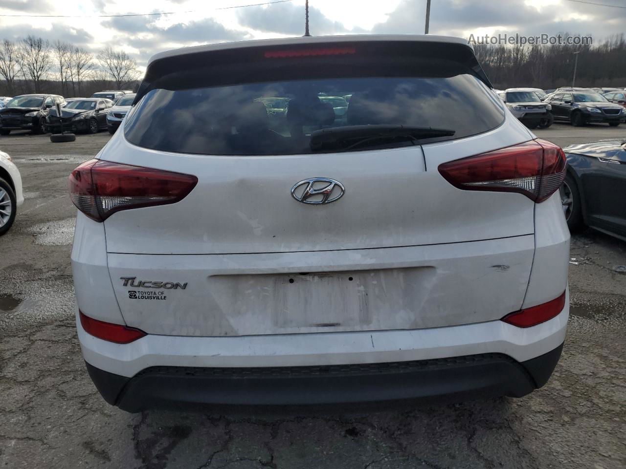 2017 Hyundai Tucson Limited White vin: KM8J33A41HU567798