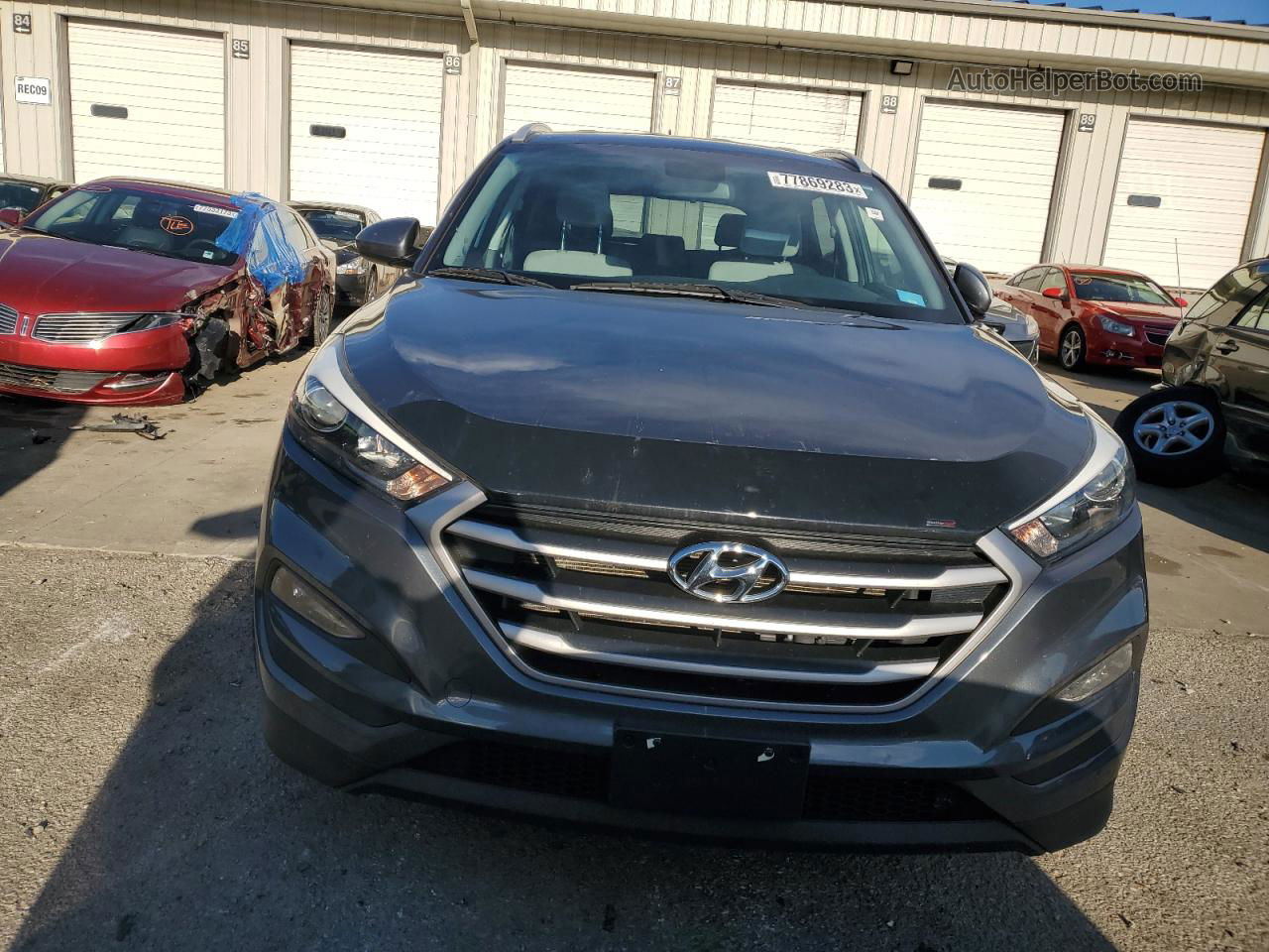 2017 Hyundai Tucson Limited Gray vin: KM8J33A41HU593804