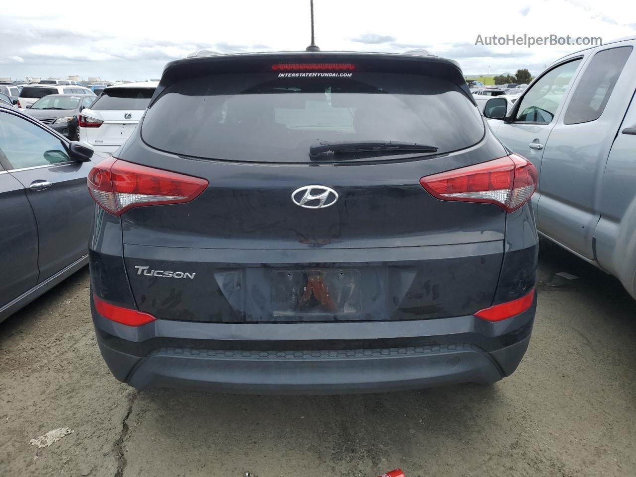 2017 Hyundai Tucson Limited Black vin: KM8J33A41HU596461