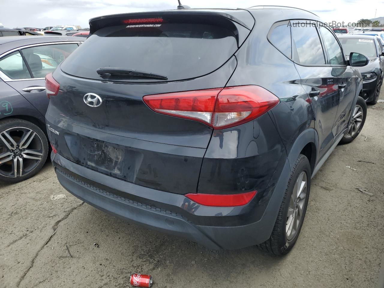 2017 Hyundai Tucson Limited Black vin: KM8J33A41HU596461