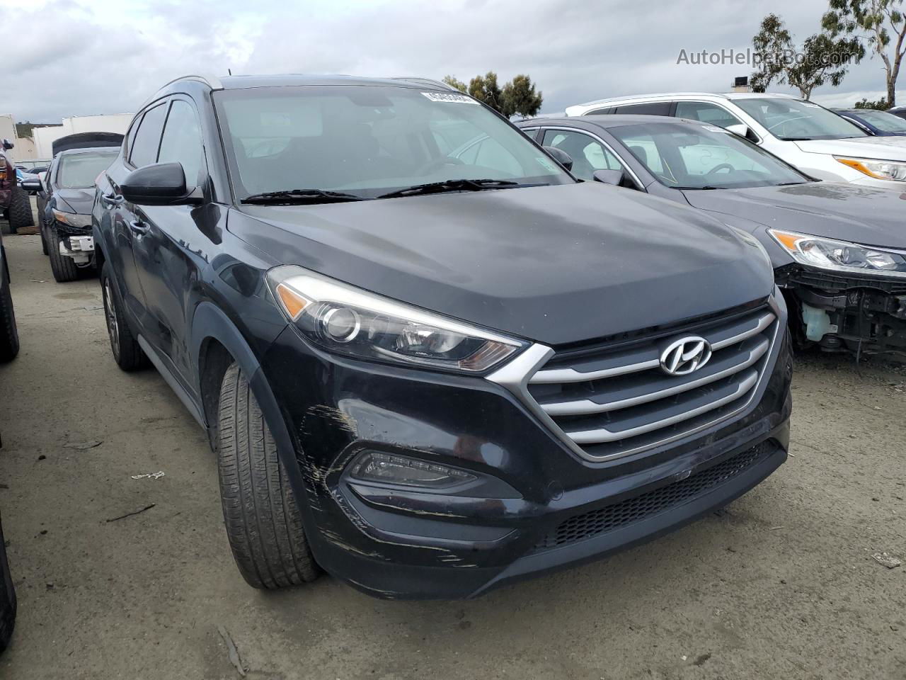 2017 Hyundai Tucson Limited Black vin: KM8J33A41HU596461